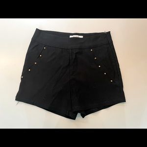 Charlotte Russe Black Studded Shorts